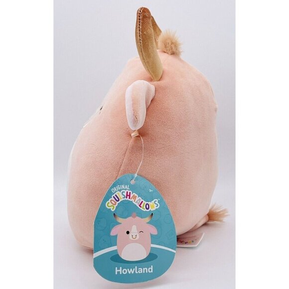 NWT Squishmallow 8" Howland the Bull Squishdate 07.13.2023 Pink - Picture 2 of 9